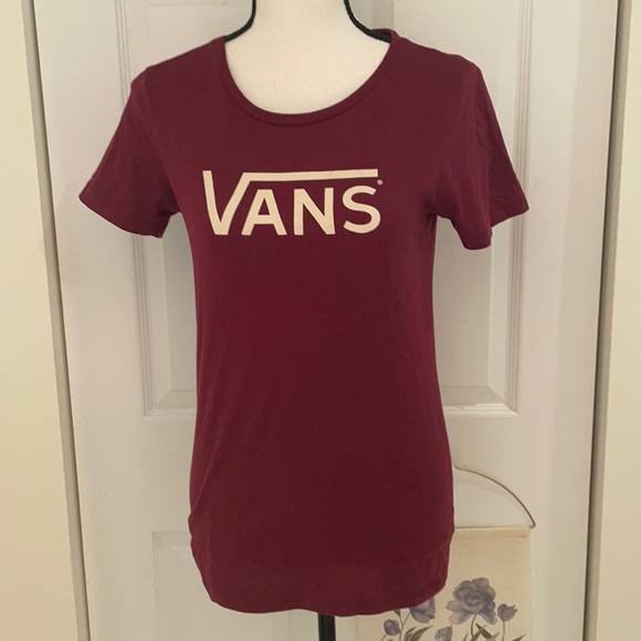 Vans Tops Vans Red Logo Graphic Tee Shirt Poshmark